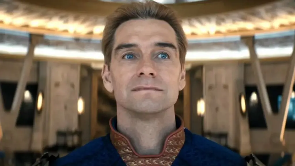 Cena da série The Boys mostra Homelander em cena da temporada final