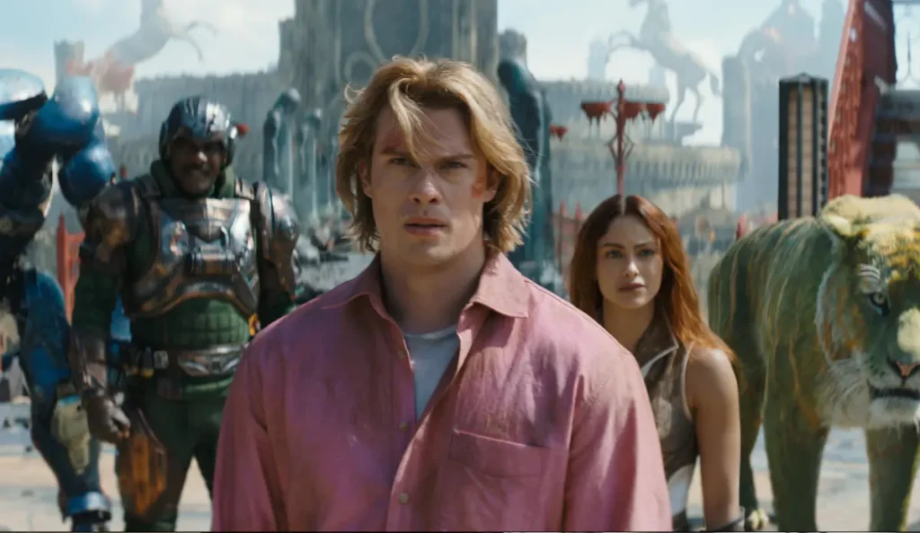 He-Man aparece em cena do filme Mestres do Universo