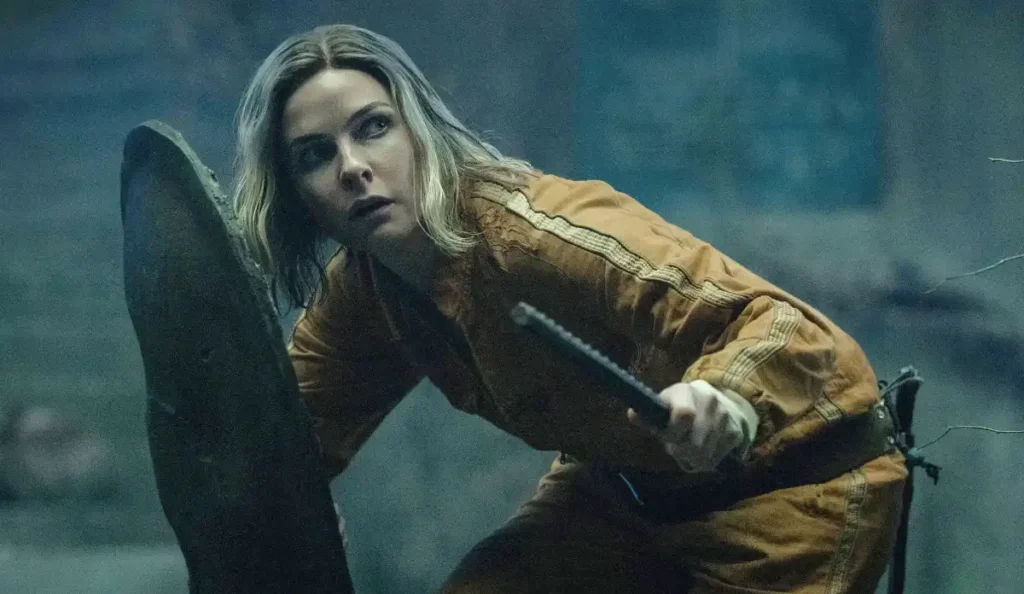Rebecca Ferguson em cena da série Silo, produção de ficção científica do Apple TV