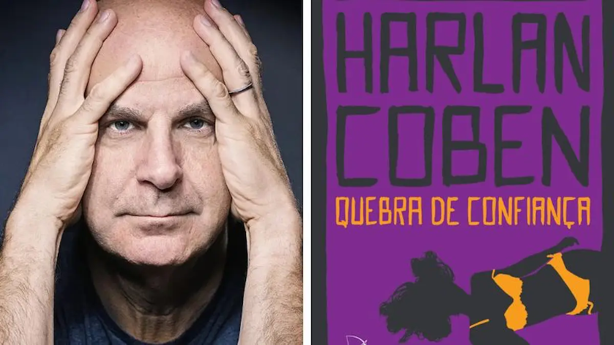 Harlan Coben e a capa de 'Quebra de Confiança'