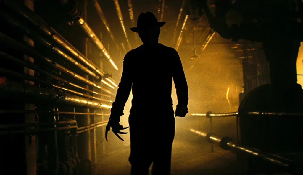 Robert Englund caracterizado como Freddy Krueger em A Hora do Pesadelo