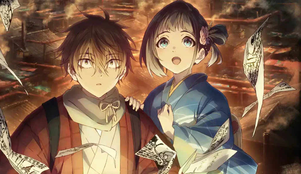 Cena promocional do anime A Luz do Futuro, nova série da Kyoto Animation na Netflix