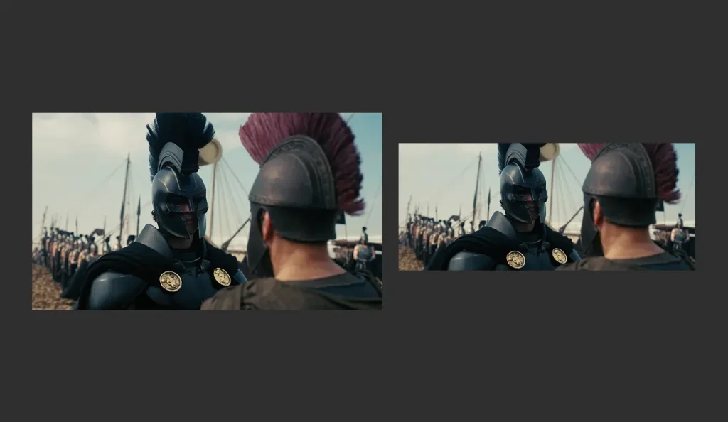 Cena de A Odisseia exibida no formato IMAX digital disponível nos cinemas brasileiros