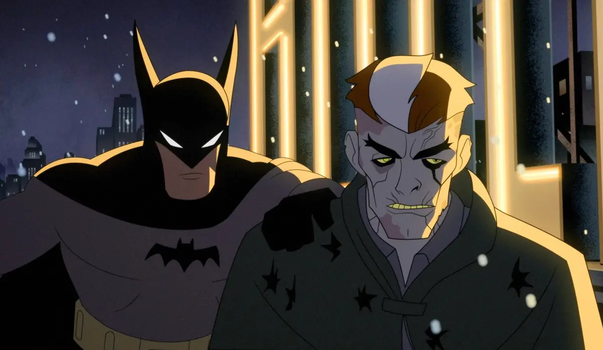 Batman em cena da 2ª temporada de Batman: Cruzado Encapuzado