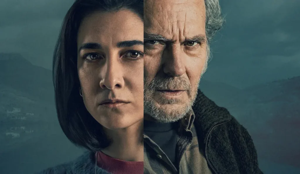 Cena de Conspiradores mostra Stéphanie Magnin e Jose Coronado como filha e pai no suspense da Netflix