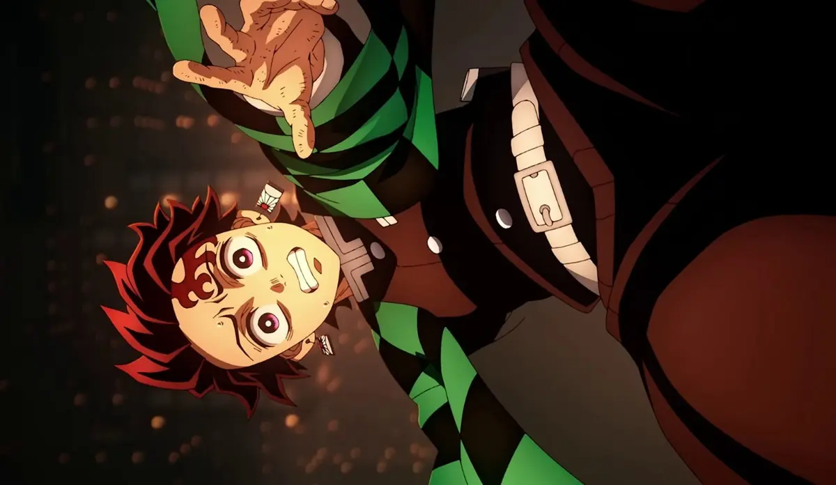 Tanjiro Kamado em cena de Demon Slayer: Kimetsu no Yaiba Castelo Infinito