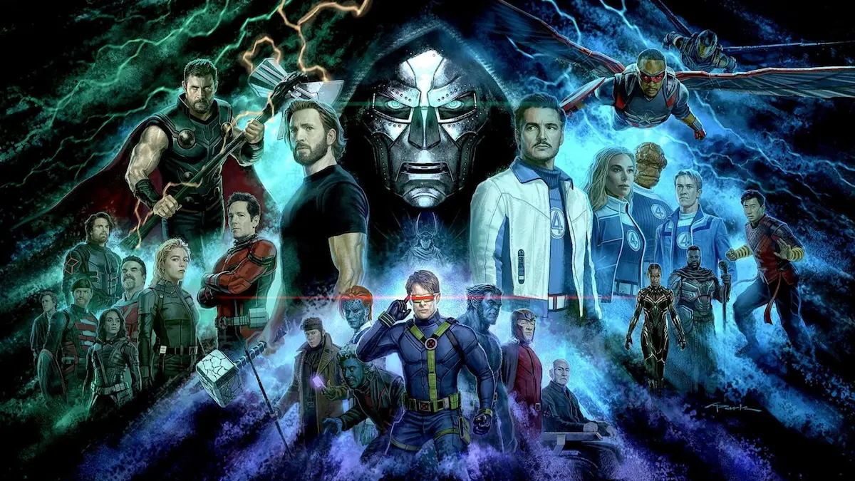 Primeira arte oficial de Vingadores: Doutor Destino