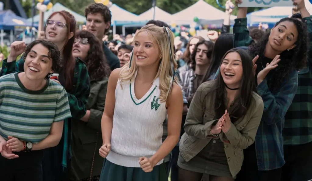 Lexi Minetree como Elle Woods na série Elle Legalmente Loira do Prime Video