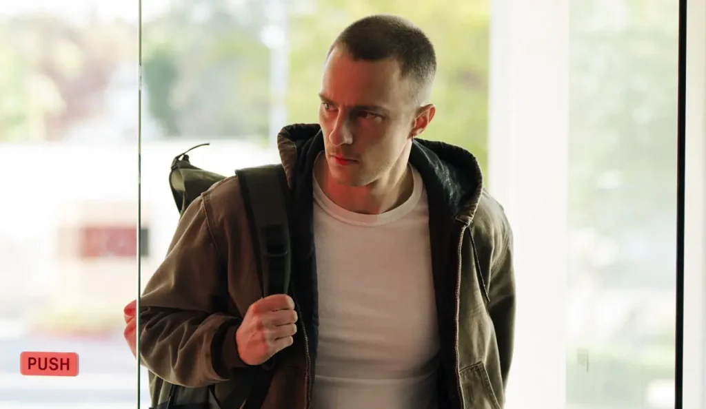 Drew Starkey como Cary na série Lucky