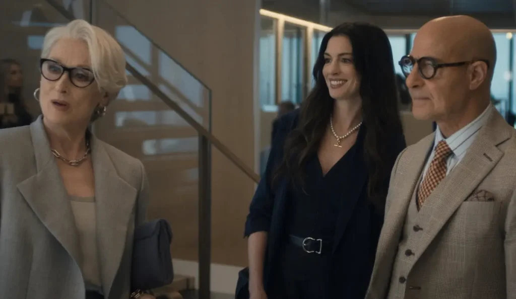Anne Hathaway e Meryl Streep em cena de O Diabo Veste Prada 2