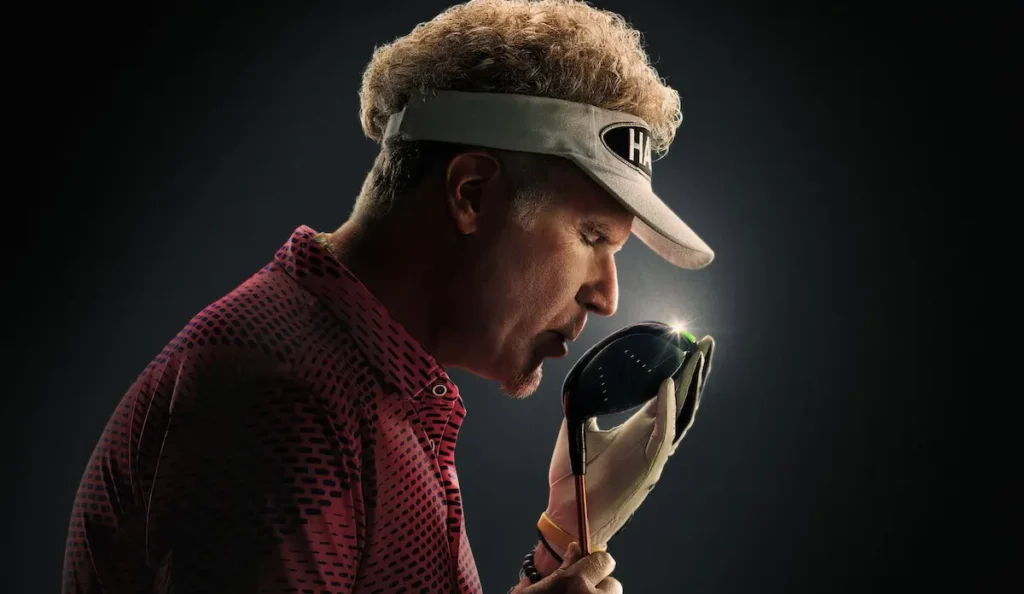 Will Ferrell como Lonnie Hawkins na série O Falcão do Golfe, da Netflix