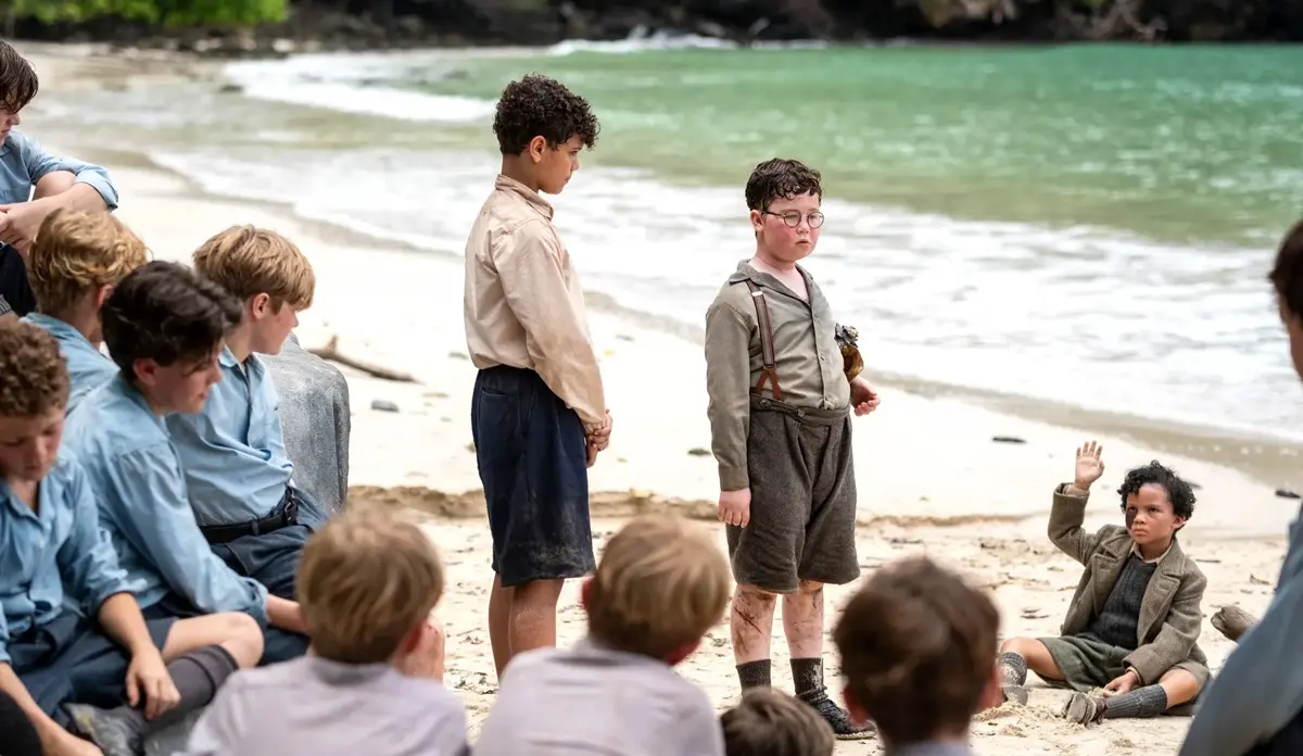 Imagem da série O Senhor das Moscas, que será lançada no Brasil pelo Globoplay
