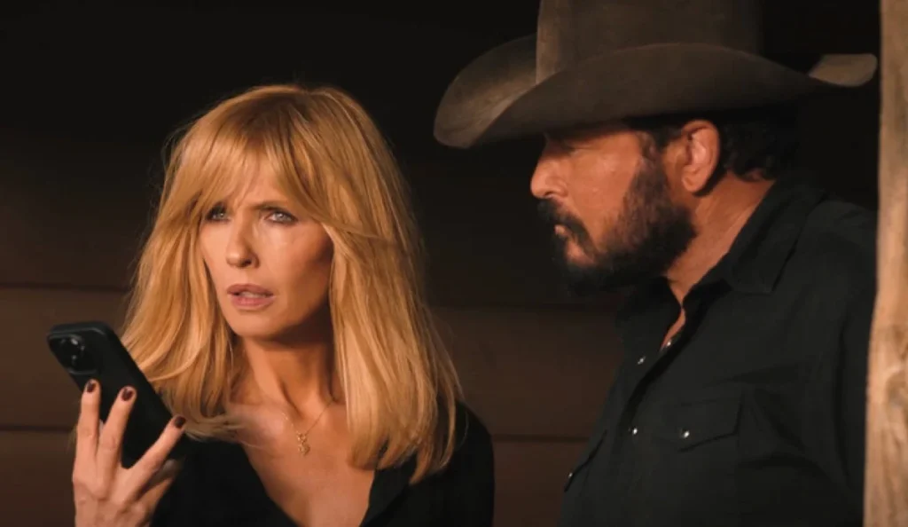Beth e Rip em cena da série Rancho Dutton no Paramount+