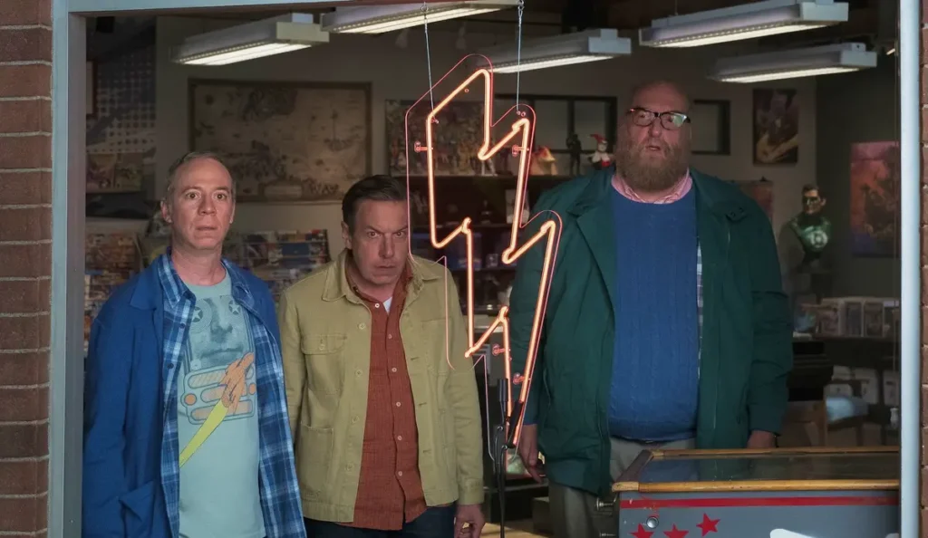 Personagens reunidos em cena da série Stuart Não Consegue Salvar o Universo