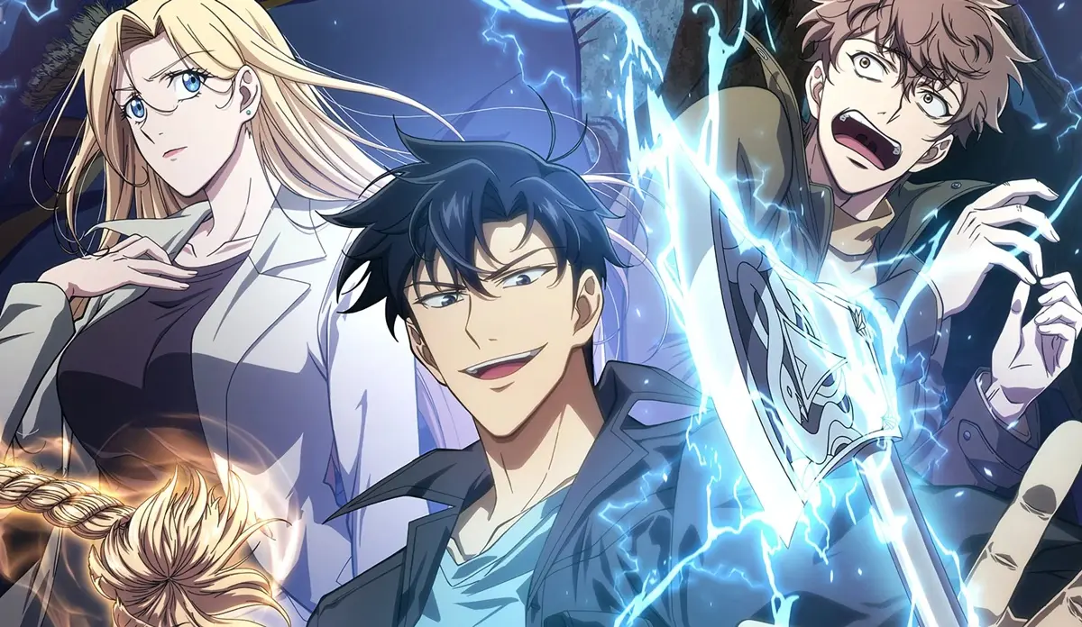 Personagens de Tomb Raider King aparecem reunidos em imagem promocional do anime