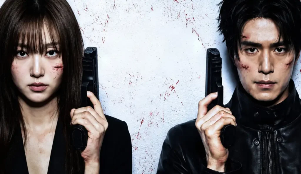 Lee Dong-wook e Kim Hye-jun como Jin-man e Ji-an na 2ª temporada de Uma Loja para Assassinos