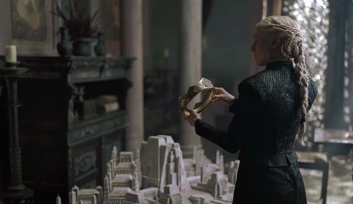 Imagem do último episódio da 3ª temporada de A Casa do Dragão
