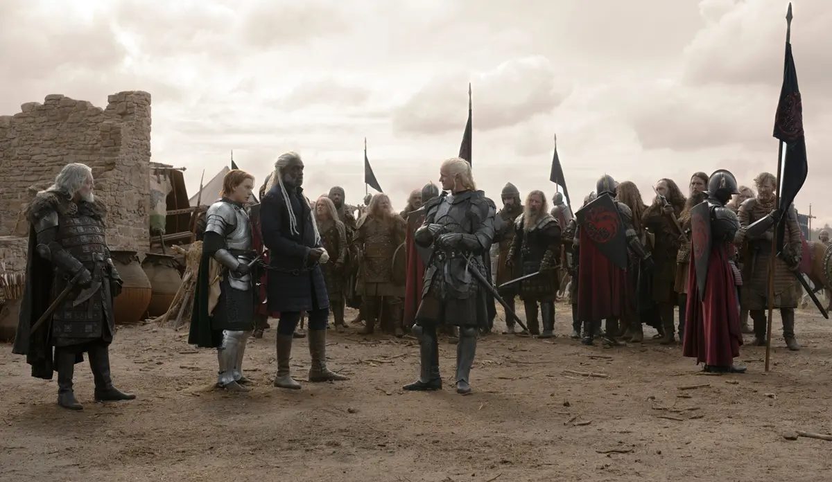 Imagem do último episódio da 3ª temporada de A Casa do Dragão