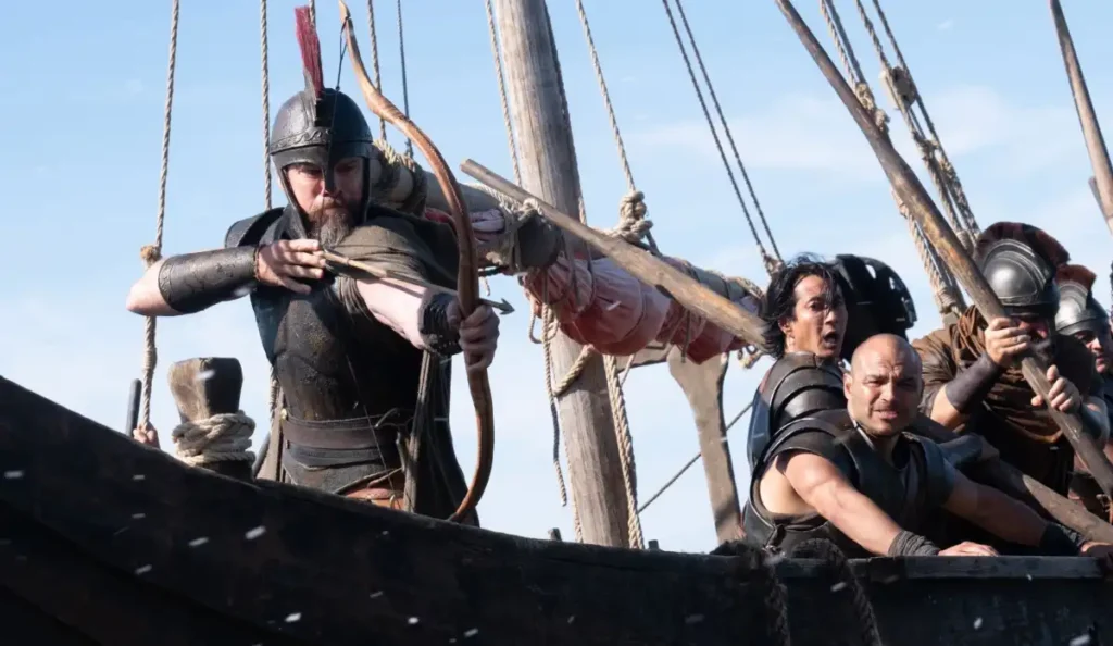 Imagem do filme A Odisseia, com Matt Damon, que ganhará lançamento digital