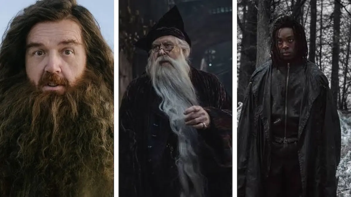 Primeiras imagens da caracterização de Nick Frost, John Lithgow e Paapa Essiedu na nova série de Harry Potter