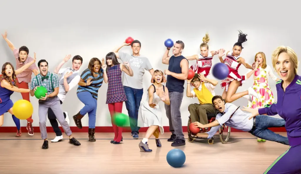 Imagem promocional da série Glee