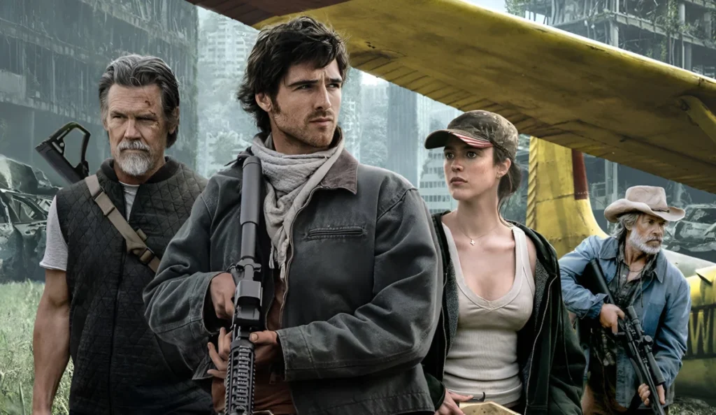 Jacob Elordi como Hig em Ponto Sem Retorno, filme pós-apocalíptico dirigido por Ridley Scott