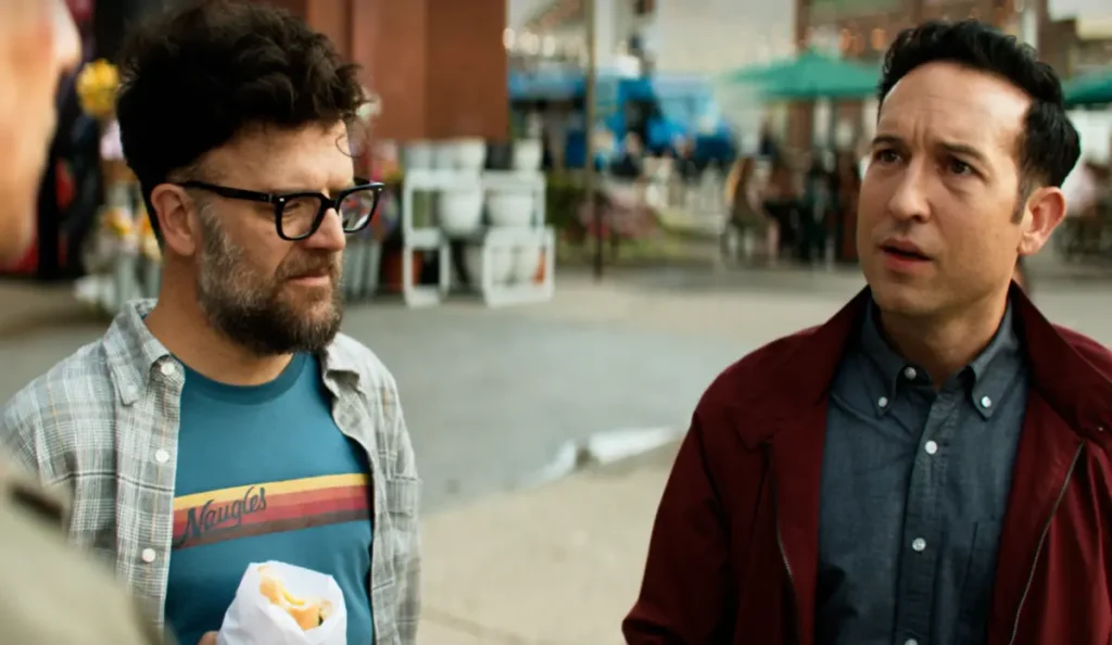 Jacob Merrick em cena da série Reacher