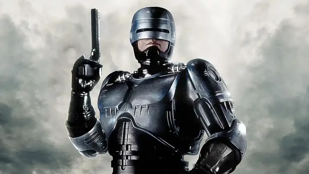 RoboCop em cena; personagem ganhará nova série de oito episódios no Prime Video