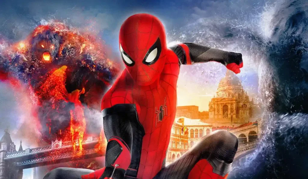 Imagem do filme Homem-Aranha: Longe de Casa, com Tom Holland, que será exibido na Temperatura Máxima