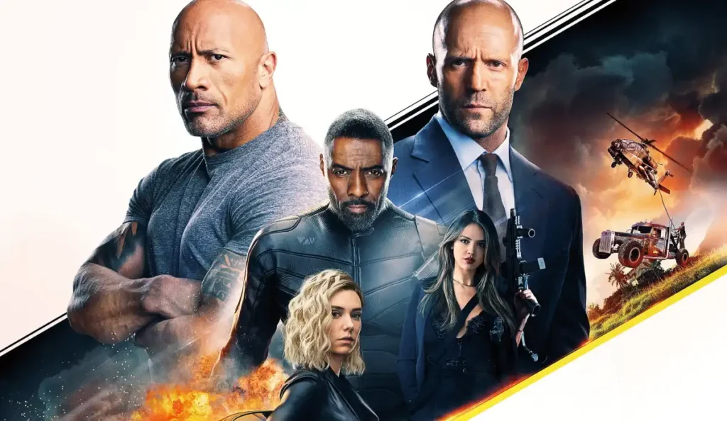 Imagem do filme Velozes & Furiosos: Hobbs & Shaw, com Dwayne Johnson e Jason Statham, que será exibido na Temperatura Máxima