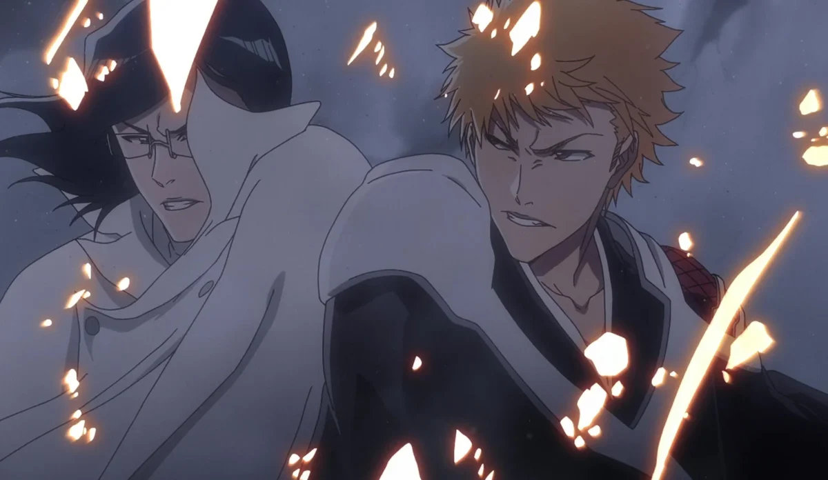 Ichigo em cena de Bleach: Thousand-Year Blood War durante a temporada final do anime