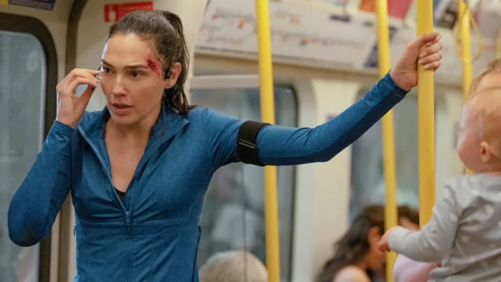 Maia durante a corrida pelas ruas de Londres em Corrida Contra o Tempo