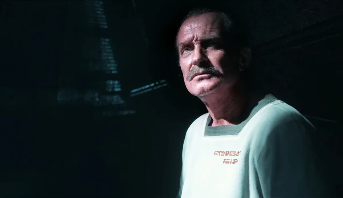 Ulrich Thomsen como Sinestro em cena da série Lanternas