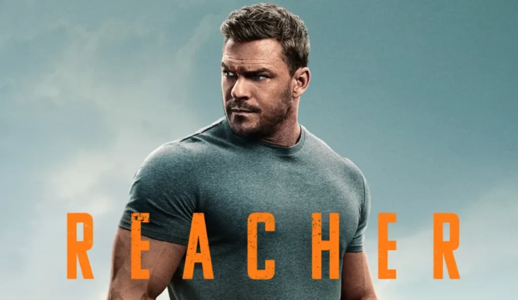 Reacher em destaque em postar da série