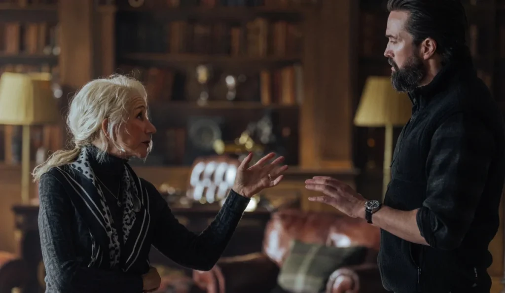 Personagens da família Harrigan no episódio 2 da 2ª temporada de Terra da Máfia