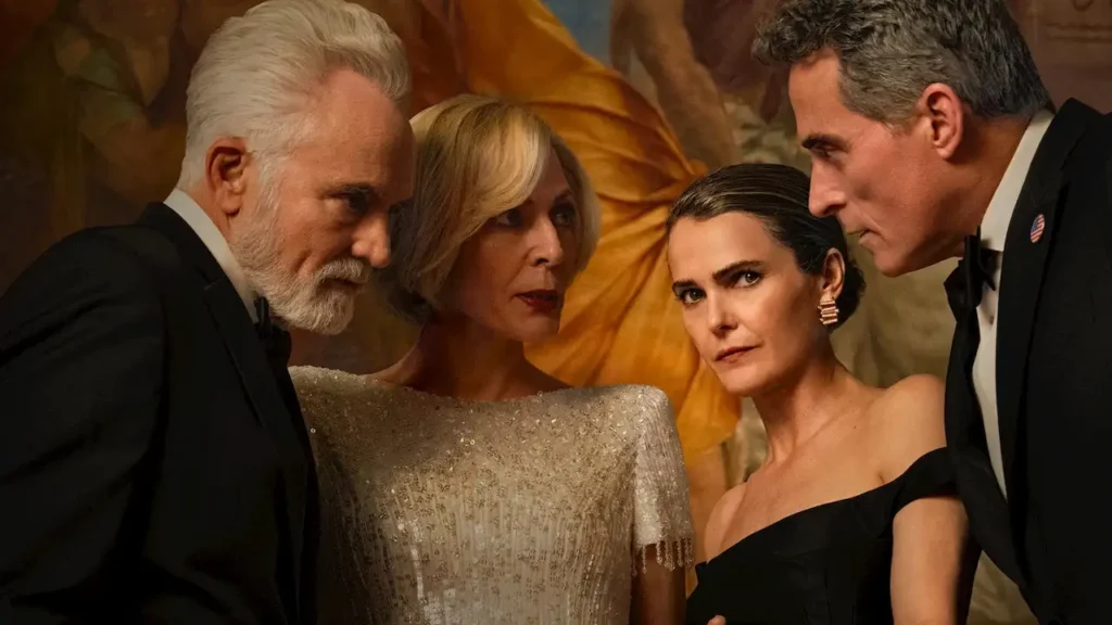 Keri Russell como Kate Wyler em cena da quarta temporada de A Diplomata