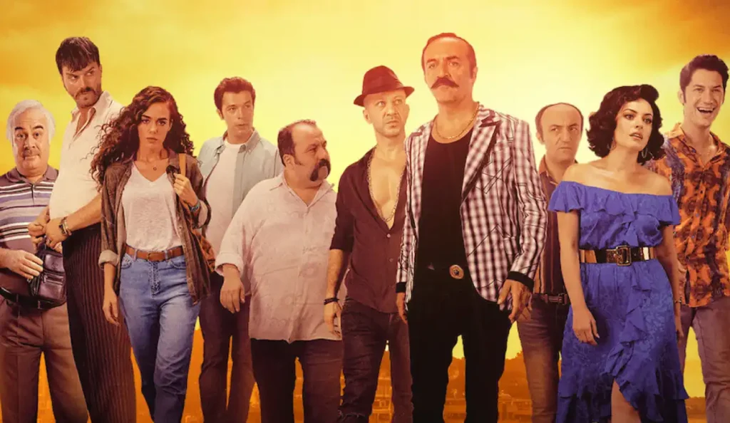 Integrantes do grupo de golpistas da série Money Trap em cena