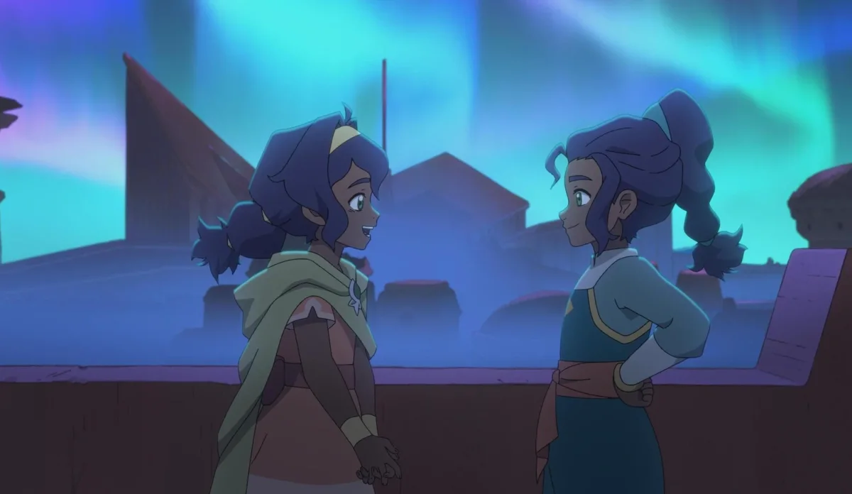 Cena de Avatar: Os Sete Refúgios, nova animação disponível no Paramount+