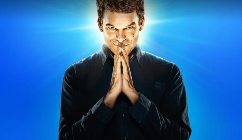 Michael C. Hall como Dexter Morgan na segunda temporada de Dexter: Ressurreição