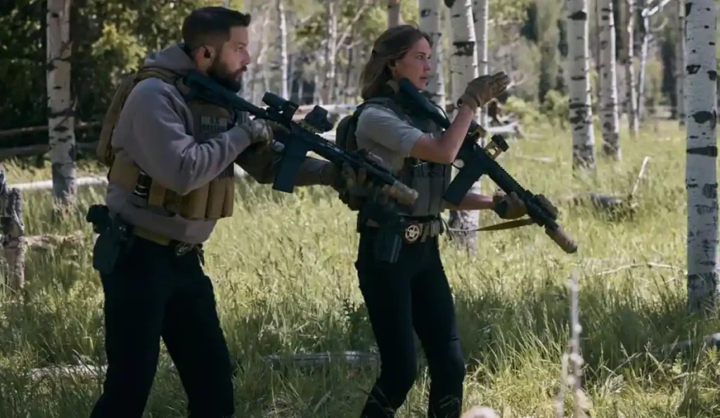 Cena do episódio 3 da série Marhsals: Uma História Yellowstone