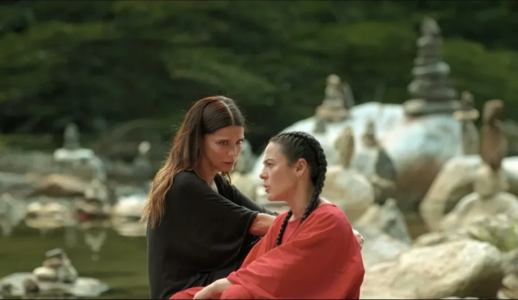 Bárbara Hidalgo durante o final da 2ª temporada de Medusa na Netflix