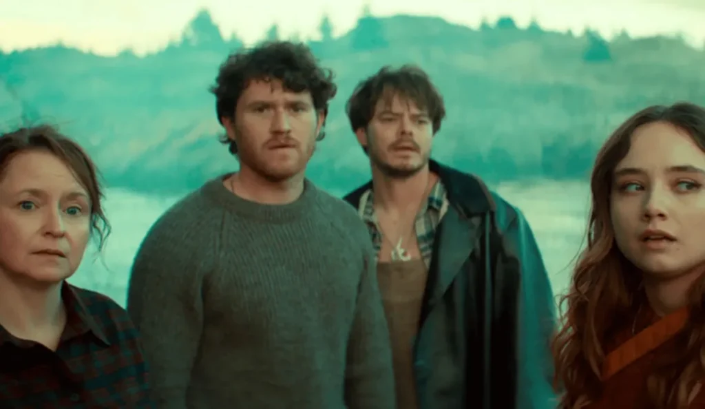 Cena da série Profundezas, suspense da Netflix ambientado em uma comunidade pesqueira no Canadá.