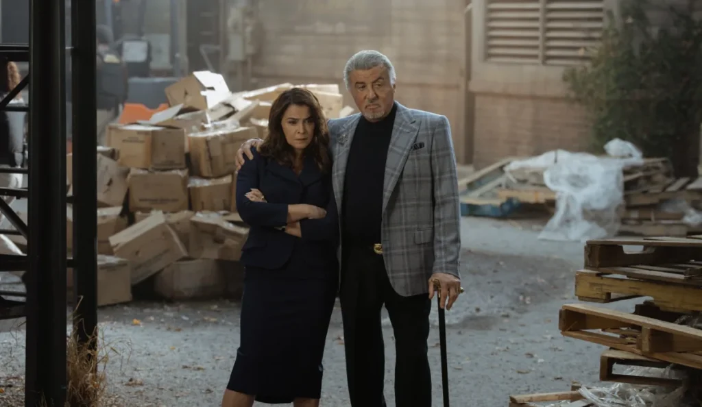 Sylvester Stallone como Dwight Manfredi na quarta temporada de Tulsa King